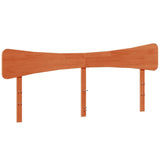 Vidaxl hoofdbord 200 cm massief grenenhout wasbruin