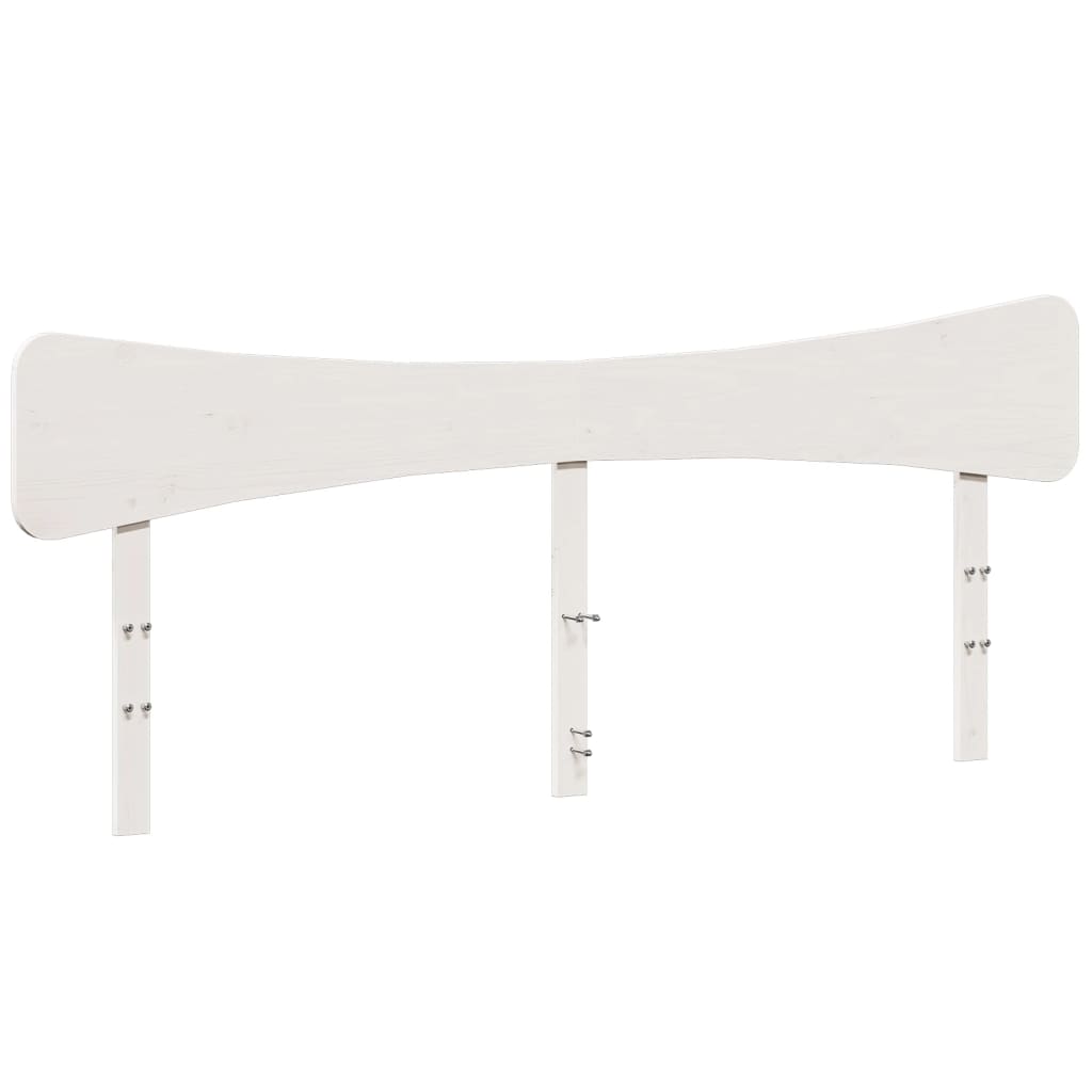 Vidaxl hoofdbord 180 cm massief grenenhout wit