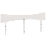 Vidaxl hoofdbord 180 cm massief grenenhout wit