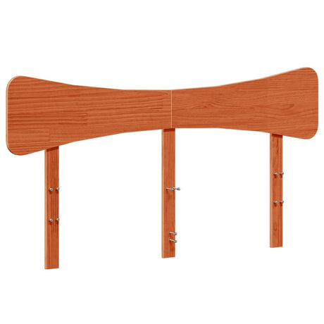 Vidaxl hoofdbord 160 cm massief grenenhout wasbruin