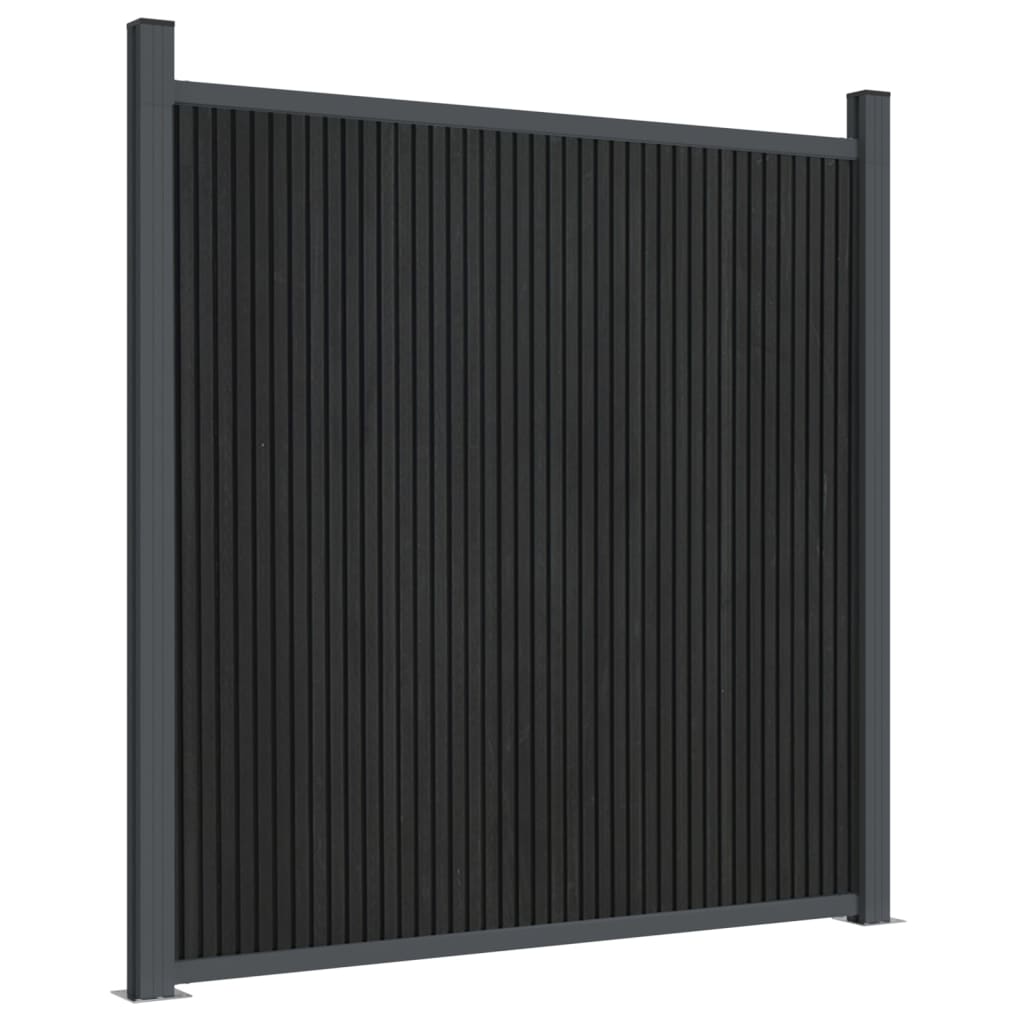 VidaXL Panel ogrodzeniowy 180x186 cm HKC szary