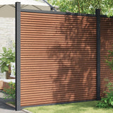 VidaXL Panel ogrodzeniowy 180x186 cm HKC brązowy