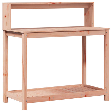 Stół do doniczek VidaXL z półkami 108x50x109,5 cm z litego drewna daglezji
