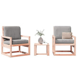 Vidaxl 3-delige loungeset massief douglashout