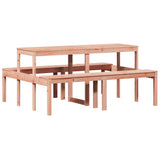Vidaxl picknicktafel 160x134x75 cm massief douglashout