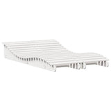 Vidaxl ligbedden 2 st 205x60x31,5 cm massief grenenhout wit