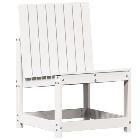 Vidaxl tuinstoel 50,5x55x77 cm massief grenenhout wit