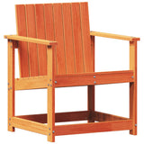 Vidaxl tuinstoel 62x56x77 cm massief grenenhout wasbruin