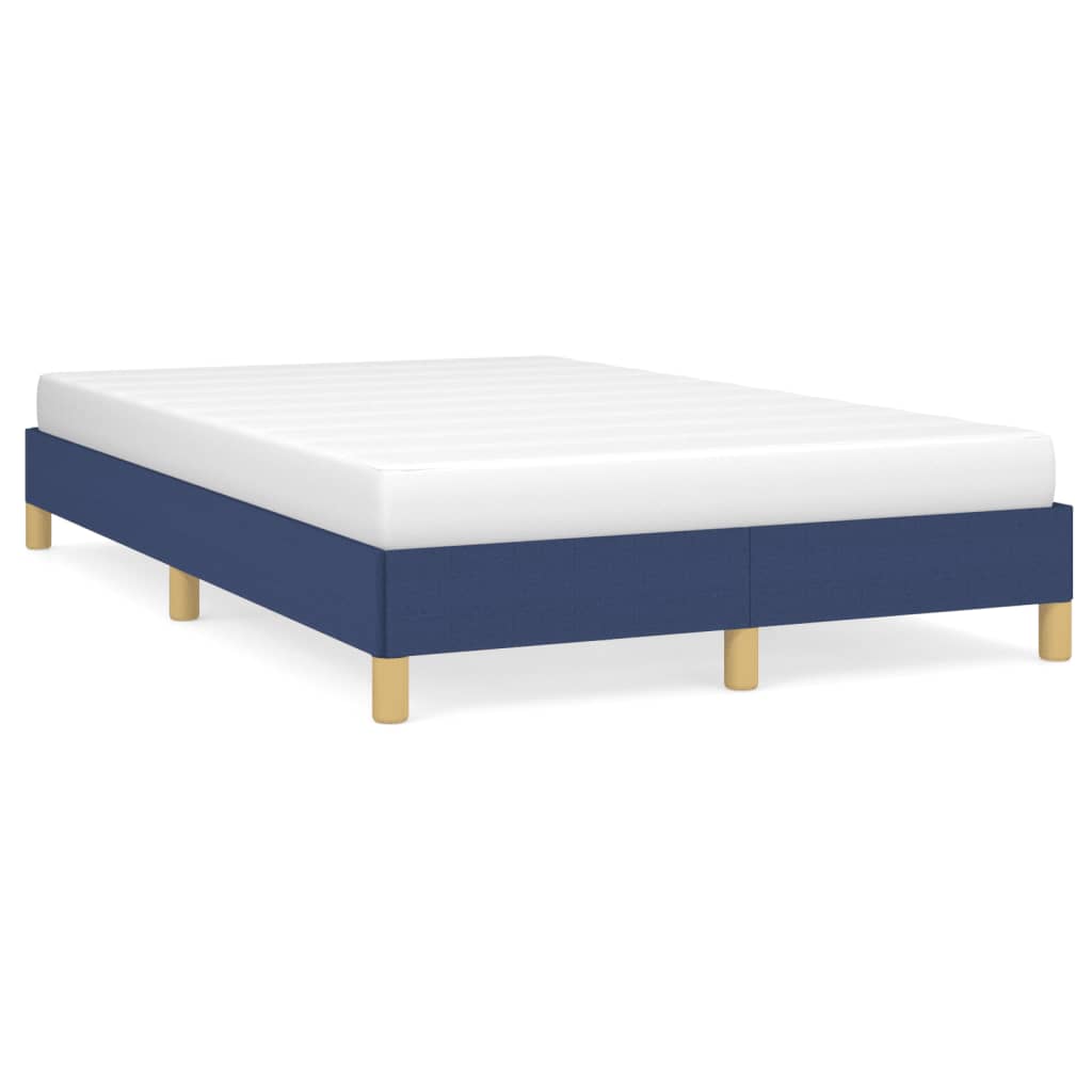 Vidaxl bedframe zonder matras 120x190 cm stof blauw