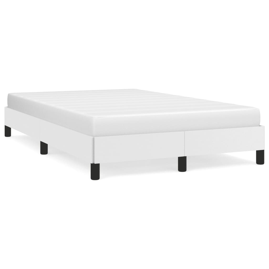 Vidaxl bedframe zonder matras 120x190 cm kunstleer wit