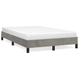 Vidaxl bedframe zonder matras 120x190 cm fluweel lichtgrijs