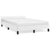 Vidaxl bedframe zonder matras 120x190 cm kunstleer wit