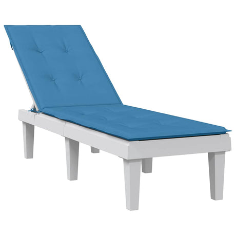 Poduszka na krzesło tarasowe Vidaxx (75+105) x 50 x 4 cm tkanina w kolorze niebieskim