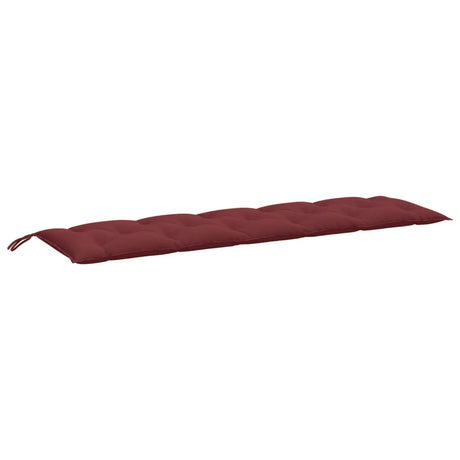 Poduszka na ławkę ogrodową VidaXL 180x50x7 cm, tkanina w kolorze czerwonego wina