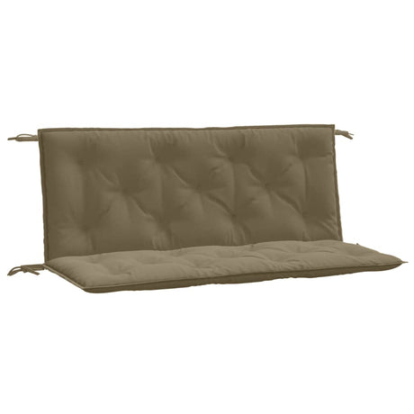 Poduszki na ławkę ogrodową Vidaxx 2 szt. 120x50x7 cm tkanina cętkowana taupe