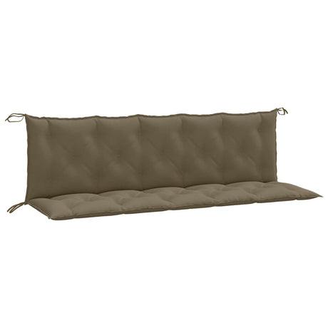 Poduszki na ławkę ogrodową Vidaxx 2 szt. 180x50x7 cm tkanina cętkowana taupe