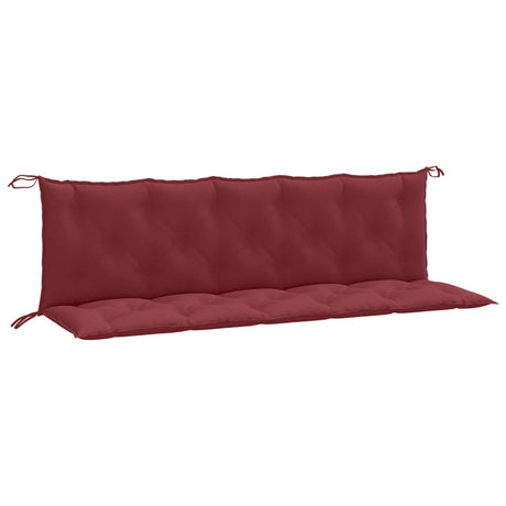 Poduszki na ławkę ogrodową Vidaxx 2 szt. 180x50x7 cm tkanina w kolorze czerwonego wina