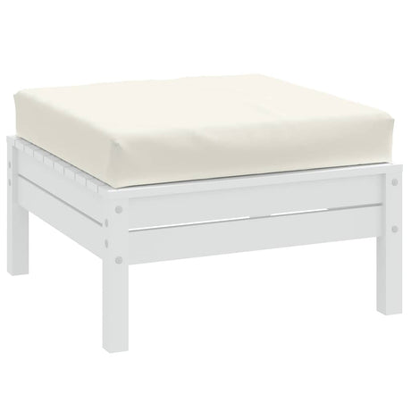 Poduszka do palet Vidaxx 60x60x10 cm tkanina mieszana kremowa