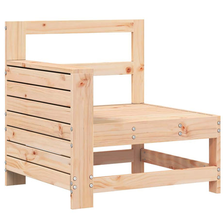 Vidaxl tuinbank met armleuning 69x62x70,5 cm massief grenenhout