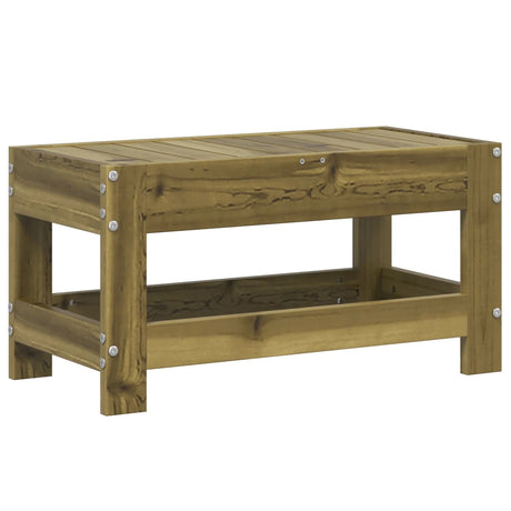 Vidaxl tuinvoetenbank 62x30x32 cm geïmpregneerd grenenhout
