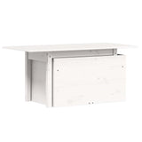 Vidaxl tuintafel 100x50x75 cm massief grenenhout wit