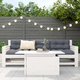 Vidaxl tuintafel 100x50x75 cm massief grenenhout wit