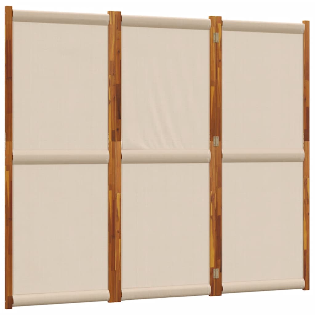 Vidaxl kamerscherm met 3 panelen 210x180 cm taupe
