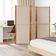 Vidaxl kamerscherm met 3 panelen 210x180 cm taupe
