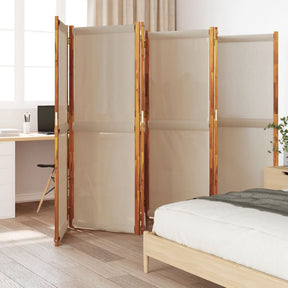 Vidaxl kamerscherm met 6 panelen 420x180 cm taupe