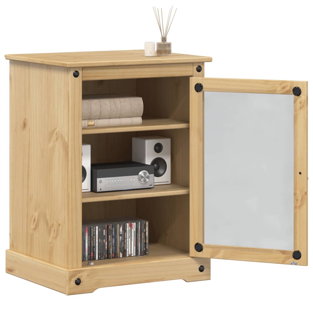 Vidaxl hifi-meubel corona 60x50x82 cm massief grenenhout
