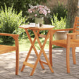 Vidaxl tuintafel inklapbaar ø60x75 cm massief acaciahout