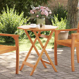 Vidaxl tuintafel inklapbaar ø70x75 cm massief acaciahout