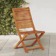 Vidaxl opklapbare stoelen, 2 stuks, massief acaciahout