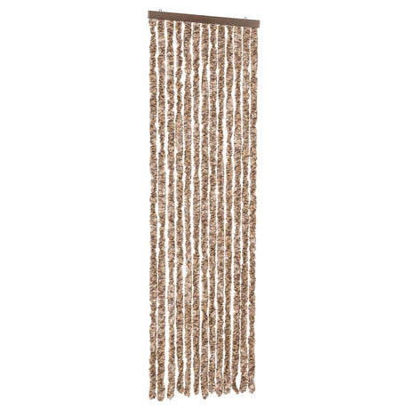 Zasłona przeciw owadom Vidaxx 56x185 cm szenilowy beż i ciemny brąz