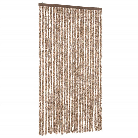 Zasłona przeciw owadom Vidaxx 100x220 cm szenilowy beż i ciemny brąz