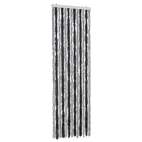 Zasłona przeciw muchom Vidaxx 56x185 cm szenilowa szaro-czarna