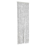 Vidaxl vliegengordijn 56x185 cm chenille grijs