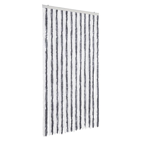 Zasłona przeciw owadom Vidaxx 100x200 cm szenilowa szaro-biała