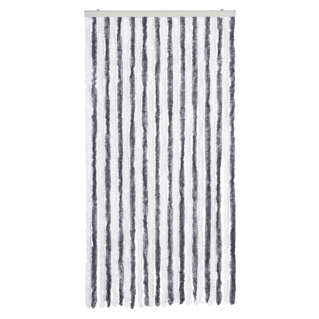 Zasłona przeciw owadom Vidaxx 100x230 cm szenilowa szaro-biała