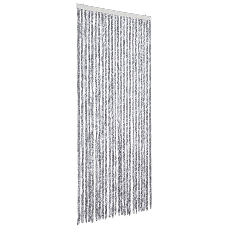 Zasłona muchowa Vidaxx 100x230 cm szenilowa biało-szara