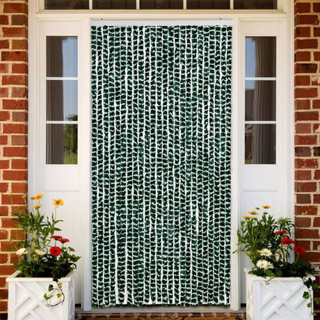 Zasłona przeciw owadom Vidaxx 100x200 cm szenilowa zielono-biała