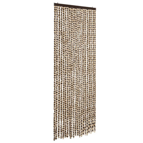 Zasłona przeciw owadom Vidaxx 90x200 cm szenilowa beżowo-brązowa