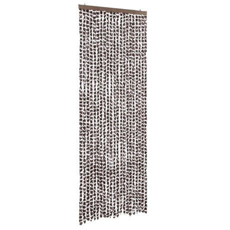 Zasłona przeciw owadom Vidaxx 90x200 cm szenilowa brązowo-biała