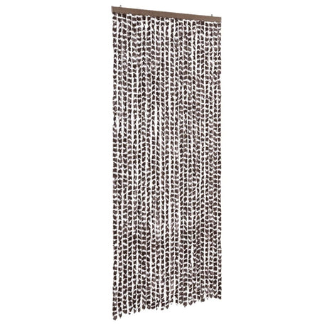 Zasłona przeciw owadom Vidaxx 100x230 cm szenilowa brązowo-biała