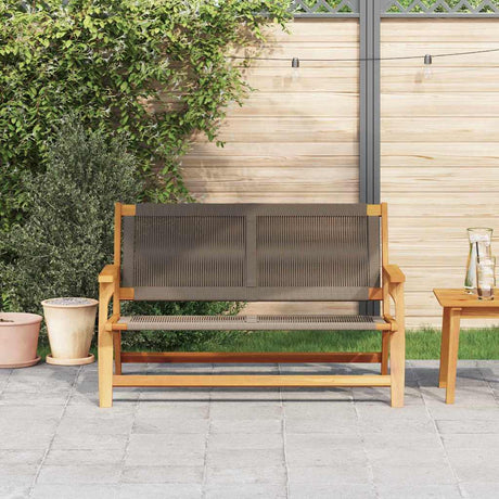 Vidaxl tuin relaxbank grijs massief acaciahout