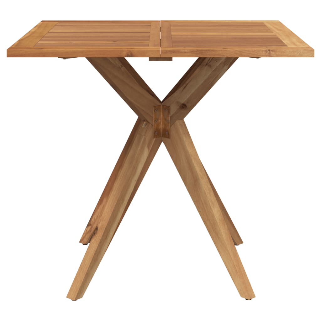 Vidaxl tuintafel vierkant 85x85x75 cm massief acaciahout