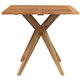 Vidaxl tuintafel vierkant 85x85x75 cm massief acaciahout