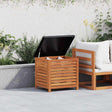 Vidaxl tuinbox 60x50x55 cm massief eucalyptushout