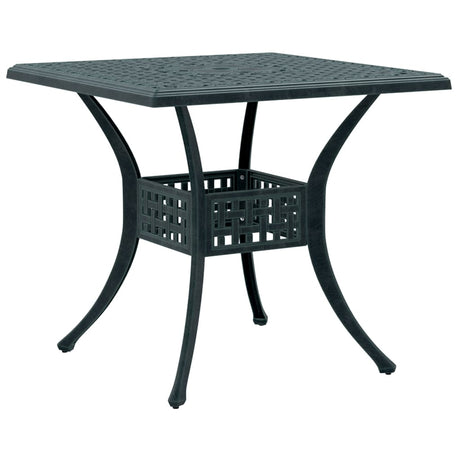 Vidaxl tuintafel 80x80x75 cm gietaluminium groen