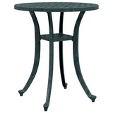 Vidaxl tuintafel ø 48x53 cm gietaluminium groen